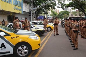 Lançada a Operação Natal em Maringá com reforço de 40% no efetivo policial